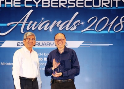 Cybersecurity Awards 2018 Prof Yu Chien Siang